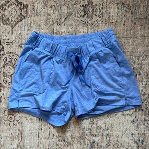 GAP Maternity Women's Athletic Shorts in Sky Blue